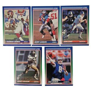 NFL Hall of Fame Players Thurman Thomas Barry Sanders Rickey Jackson Troy Aikman